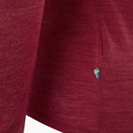 Men's Eir Rain Long Sleeve // Red (X-Small)