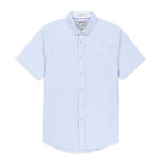 Dot Print Sport Shirt // Light Blue (XL)