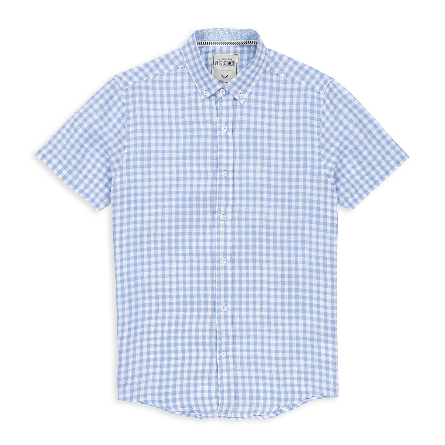 Vichy Check Sport Shirt // Light Blue (S) - Report Collection - Touch ...