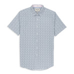 Bubbles Print Sport Shirt // Navy (S)