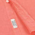 Garment Dye Short Sleeve Sport Shirt // Coral (M)