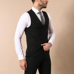 Jax 3-Piece Slim Fit Suit // Black (Euro: 56)