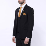 Aaron 3-Piece Slim Fit Suit // Black (Euro: 56)