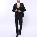 Alonso 3-Piece Slim Fit Suit // Brown (Euro: 46)