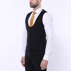Aaron 3-Piece Slim Fit Suit // Black (Euro: 46)