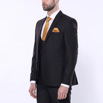 Alonso 3-Piece Slim Fit Suit // Brown (Euro: 50)