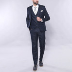 Miller 3-Piece Slim Fit Suit // Navy (Euro: 54)