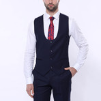 Bentito 3-Piece Slim Fit Suit // Navy (Euro: 52)