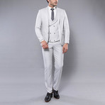 Matteo 3-Piece Slim Fit Suit // Ivory (Euro: 54)