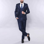 Finn 3-Piece Slim Fit Suit // Navy (Euro: 56)