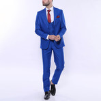 Leighton 3-Piece Slim Fit Suit // Blue (Euro: 58)