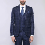 Finn 3-Piece Slim Fit Suit // Navy (Euro: 50)