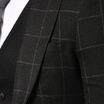 Jax 3-Piece Slim Fit Suit // Black (Euro: 46)