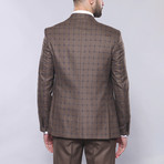 Wakefield 3-Piece Slim Fit Suit // Brown (Euro: 50)