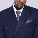 Jasper Double Breasted Slim Fit 2-Piece Suit // Navy (US: 48R)