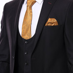 Alonso 3-Piece Slim Fit Suit // Brown (Euro: 54)