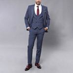 Antoine 3-Piece Slim Fit Suit // Navy (Euro: 54)