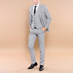 Augustus 3-Piece Slim Fit Suit // Gray (Euro: 54)