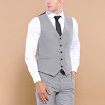 Augustus 3-Piece Slim Fit Suit // Gray (Euro: 46)