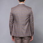 Lorenzo 3-Piece Slim Fit Suit // Brown (Euro: 48)