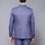 Blausie Checked 3-Piece Suit // Blue (Euro: 47)