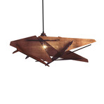 Brown Wing Modern Hanging Lamp