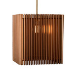 3D Modern Wood Pendant Light