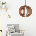 Modern Wood Pendant