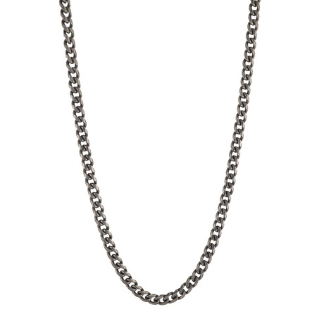 Curb Link Necklace // Antique (20")