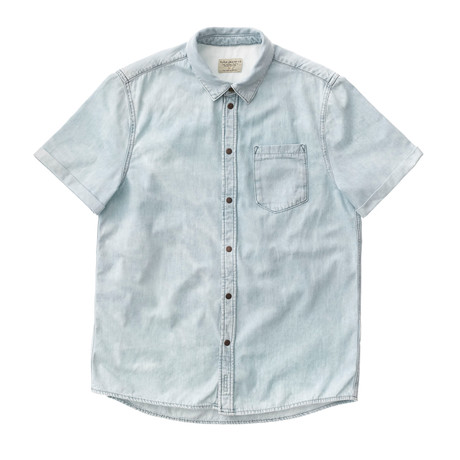 Henrik Short Sleeve Shirt // Denim (S)