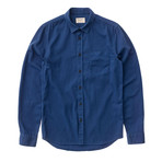 Henry Pigment Dyed Long Sleeve // Oden Blue (M)