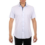 Cannon Short-Sleeve Button-Up Shirt // Blue (2XL)