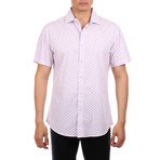 Yellowstone Short Sleeve Button-Up Shirt // Pink (XS)