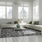 Coffer Rug // Gray Stone (4'W x 6'L)