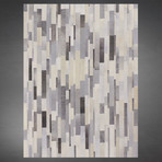 Bracket Rug // Cream + Dark Stone (4'W x 6'L)