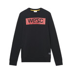 Miles WeSC Logo Sweatshirt // Black (S)