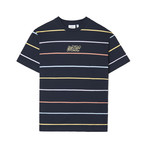 Mason Yarn Dye Stripe T-Shirt // Navy Blazer (L)