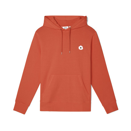 Mike Poppy Hoodie // Paprika Red (XS)