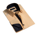Reversible French Cuff Dress Shirt // Copper (XS)