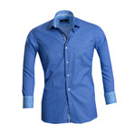 Reversible Cuff French Cuff Dress Shirt // Sky Blue (2XL)