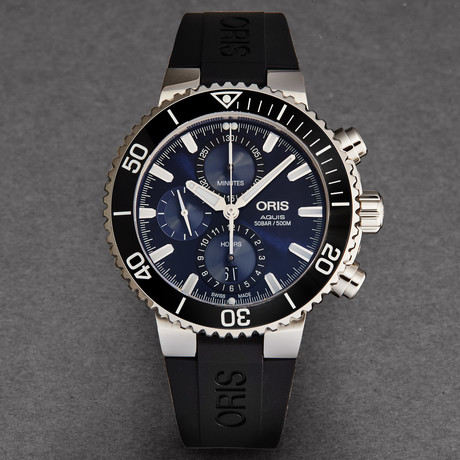 Oris Aquis Chronograph Automatic // 01 774 7743 4155-07 4 24 64EB // Store Display