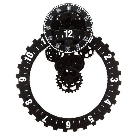 Industry Oversized Gear Wall Clock