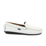 Vamp Mocassin // Leather // White (40)