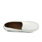 Vamp Mocassin // Leather // White (40)