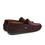 Vamp Mocassin // Suede // Wine (40)