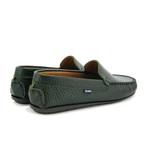 Vamp Mocassin // Leather // Green (41)