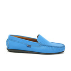 Vamp Mocassin // Leather // Blue (40)