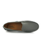 Vamp Mocassin // Leather // Gray (40)