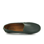 Vamp Mocassin // Leather // Green (41)