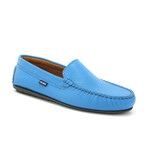 Vamp Mocassin // Leather // Blue (40)